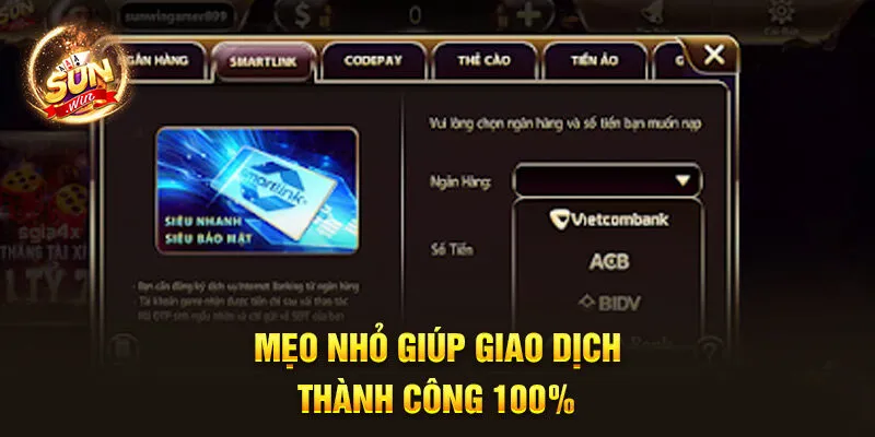 Mẹo nhỏ giúp giao dịch thành công 100%