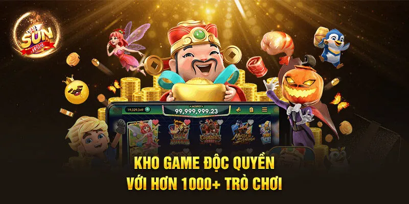 Kho game độc quyền với hơn 1000+ trò chơi